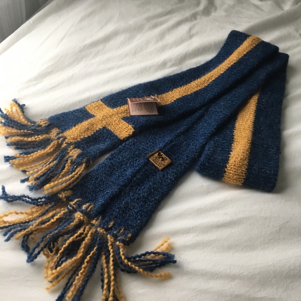 Swedish flag scarf
